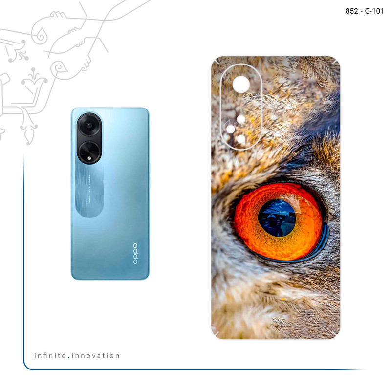 برچسب پوششی ماهوت مدل Owl eyes مناسب برای گوشی موبایل اپو A98