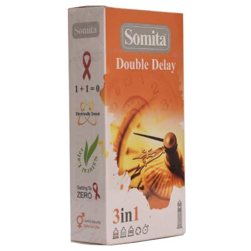 کاندوم سومیتا مدل Double Delay بسته 12 عددی