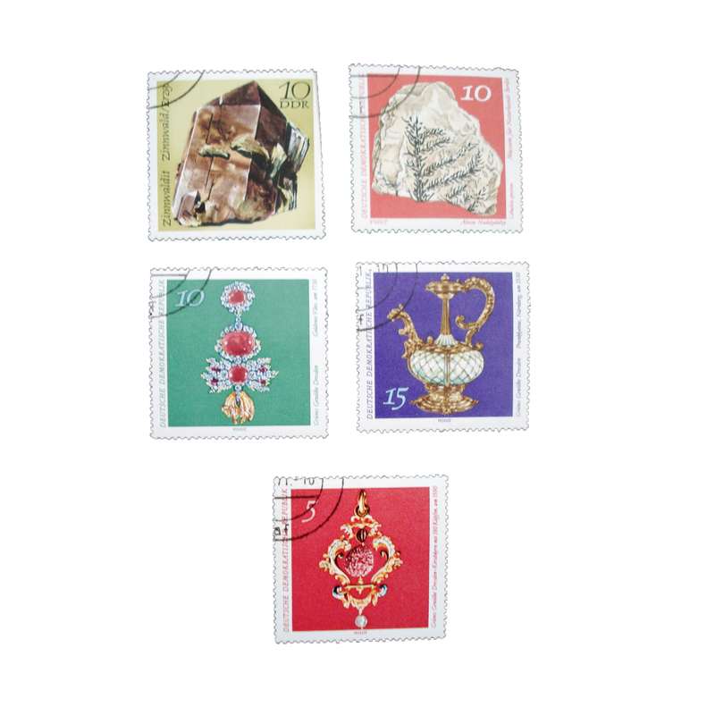 تمبر یادگاری مدل هنری کد DS1587 مجموعه 5 عددی