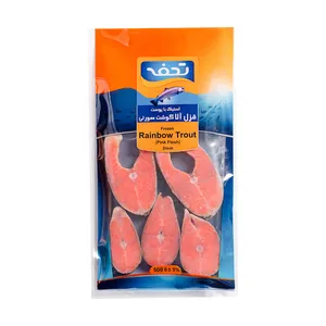 استیک منجمد قزل آلا صورتی تحفه - 500 گرم 