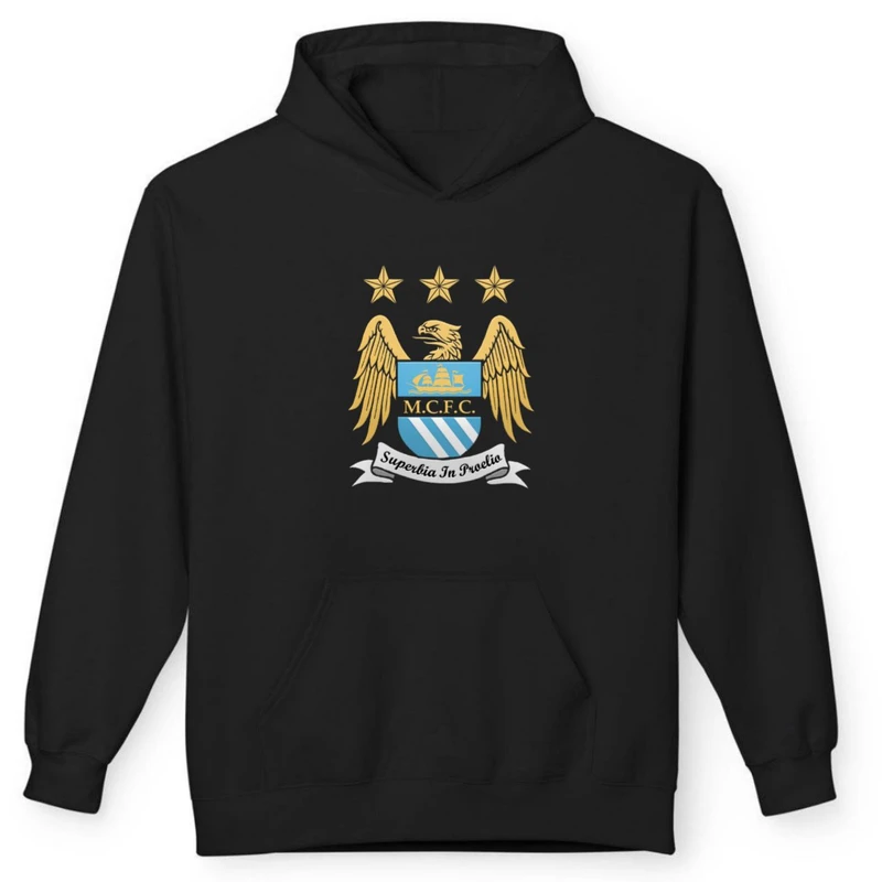 هودی مردانه پاد آفرین مدل فوتبالی منچستر سیتی کد 1384