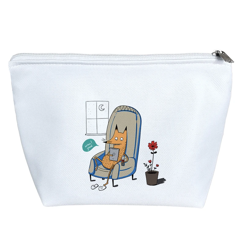 کیف لوازم آرایش دخترانه خندالو مدل روباه کد H1335