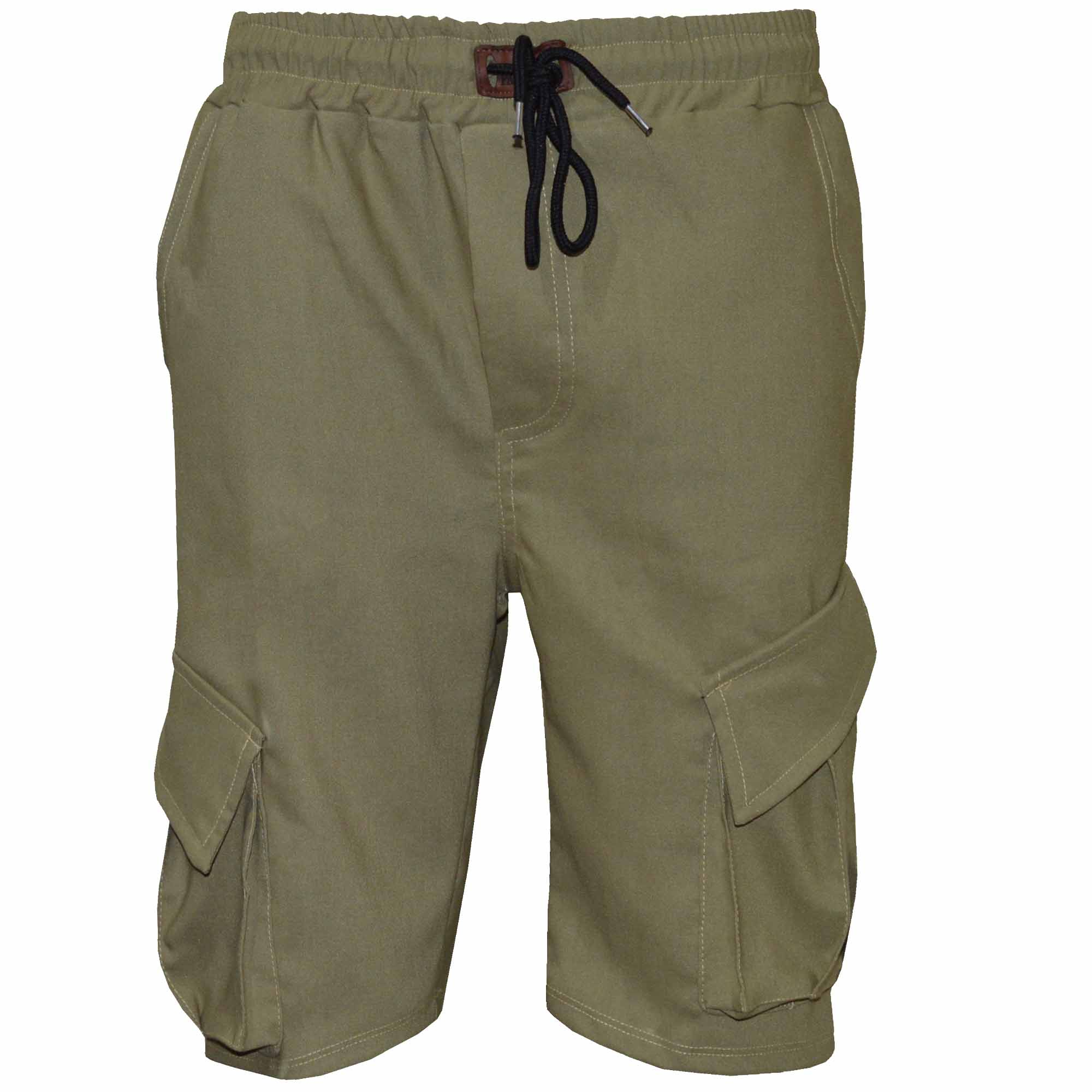 شلوارک مردانه مدل 503 رنگ خاکی