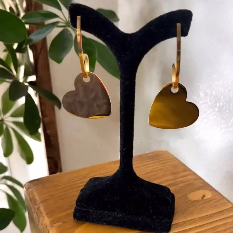 گوشواره زنانه مدل قلبی