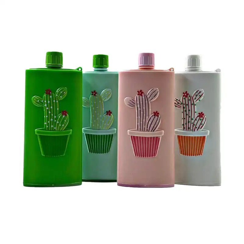 قمقمه کودک مدل کتابی طرح کاکتوس کد 2023 گنجایش 0.4 لیتر