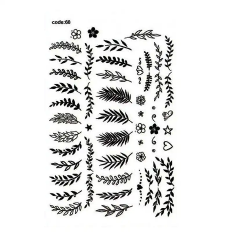 برچسب لنز ناخن کد 60