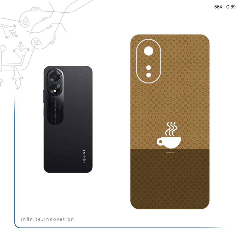 برچسب پوششی ماهوت مدل Minimal Cup of Coffee Icon مناسب برای گوشی موبایل اپو A38