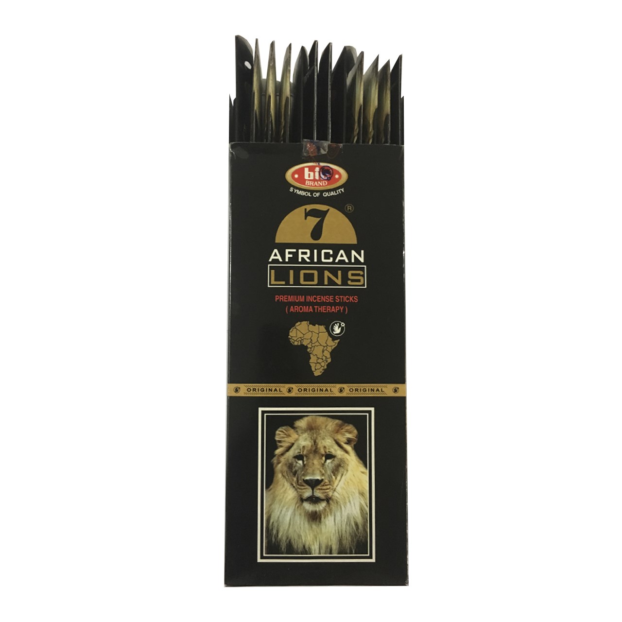 عود بیک برند مدل African Lions کد 110- 12 بسته 20 عددی