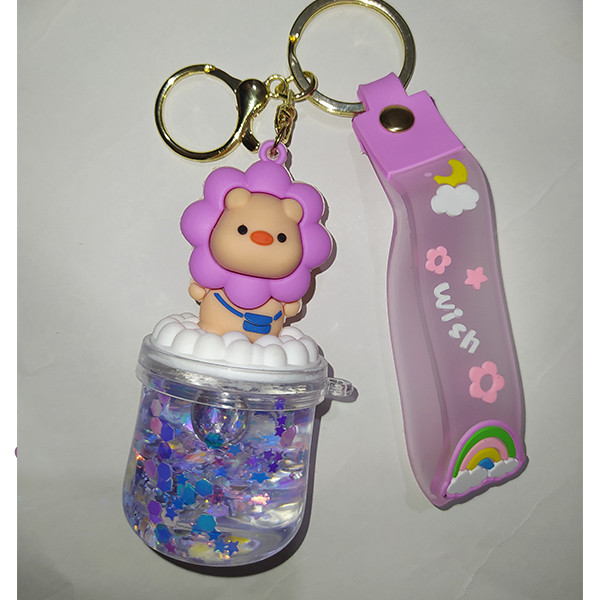 جاکلیدی دخترانه مدل آکواریومی آفتابگردان کد 671