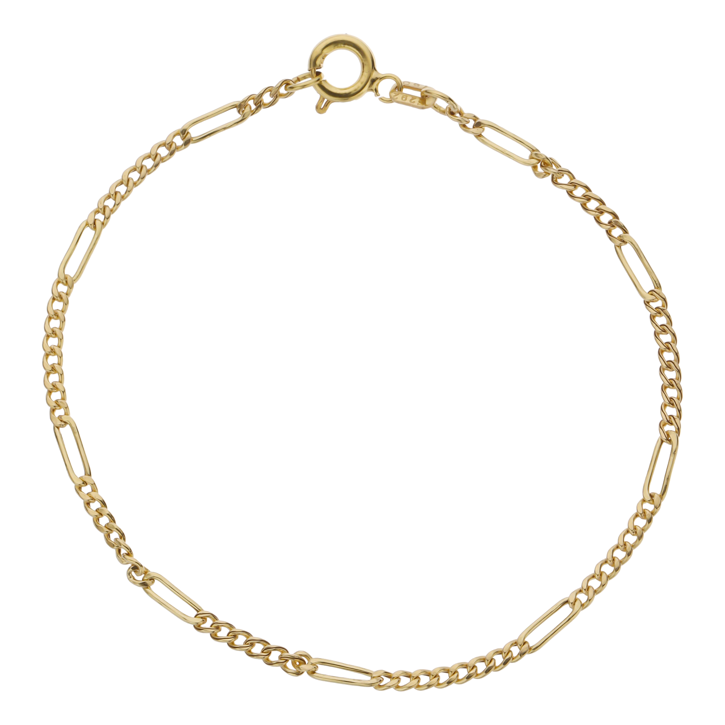 دستبند طلا 18 عیار زنانه طلای مستجابی مدل 40102