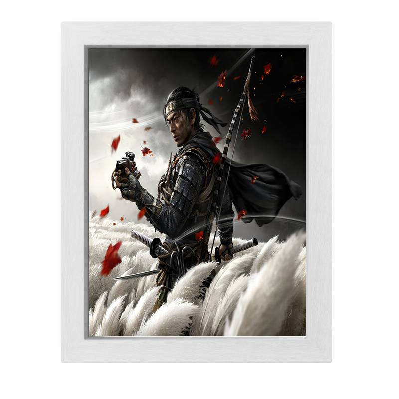 تابلو طرح بازی گوست آو سوشیما (شبح سوشیما) مدل Ghost Of Tsushima