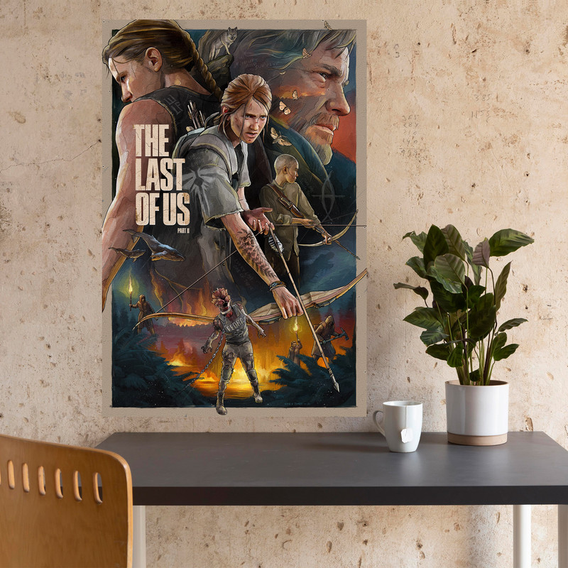 تابلو شاسی مدل گیمینگ لست اف اس last of us 2 کد 1269 تابلو شاسی مدل گیمینگ لست اف اس last of us 2 کد 1269