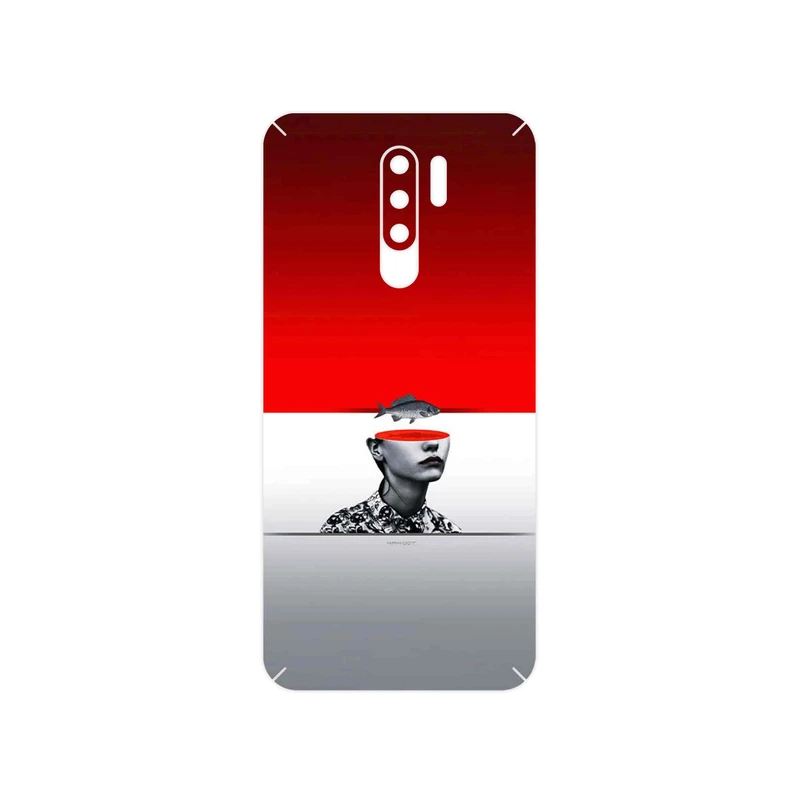 برچسب پوششی ماهوت مدل Collage of surreal Portrait of Women 1 مناسب برای گوشی موبایل شیائومی Redmi 9