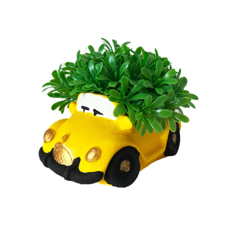 گلدان به همراه گل مصنوعی مدل میخک هندی فولکس کد 769