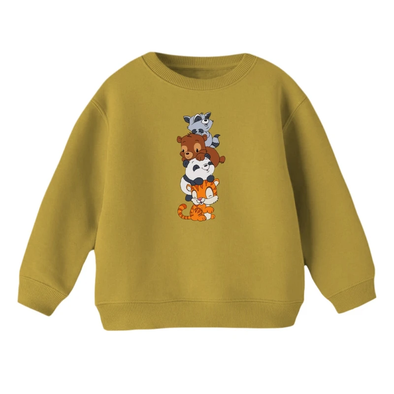سویشرت بچگانه مدل حیوانات کارتونی