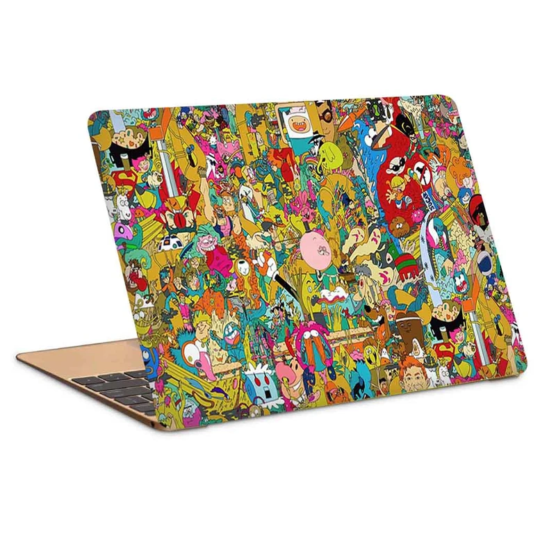 استیکر لپ تاپ طرح grafitti pattern کد c-338مناسب برای لپ تاپ 15.6 اینچ