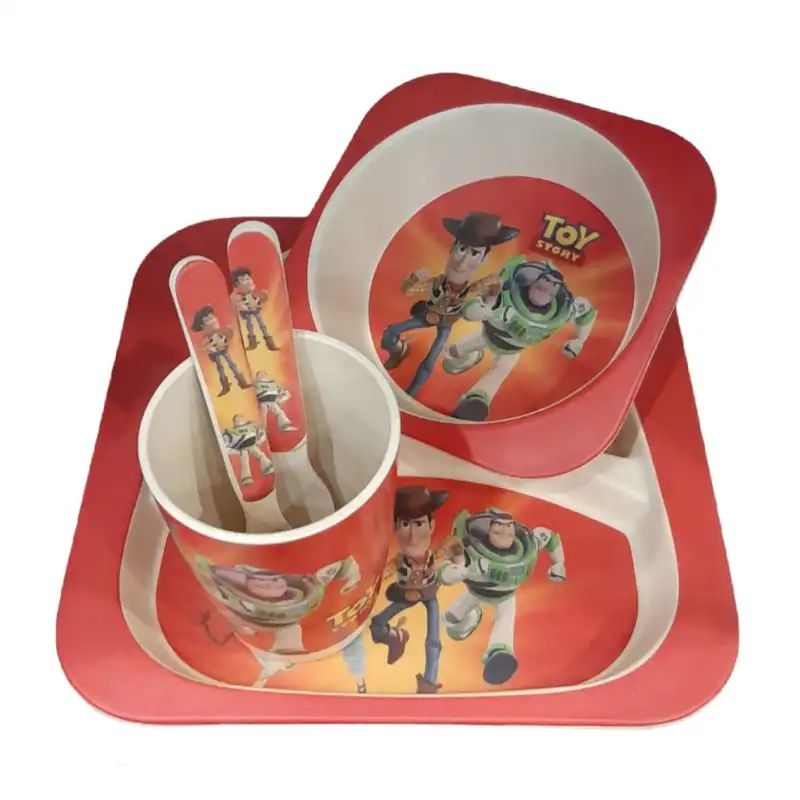 ظرف غذای 5 تکه کودک بامبو کیدز طرح داستان اسباب بازی