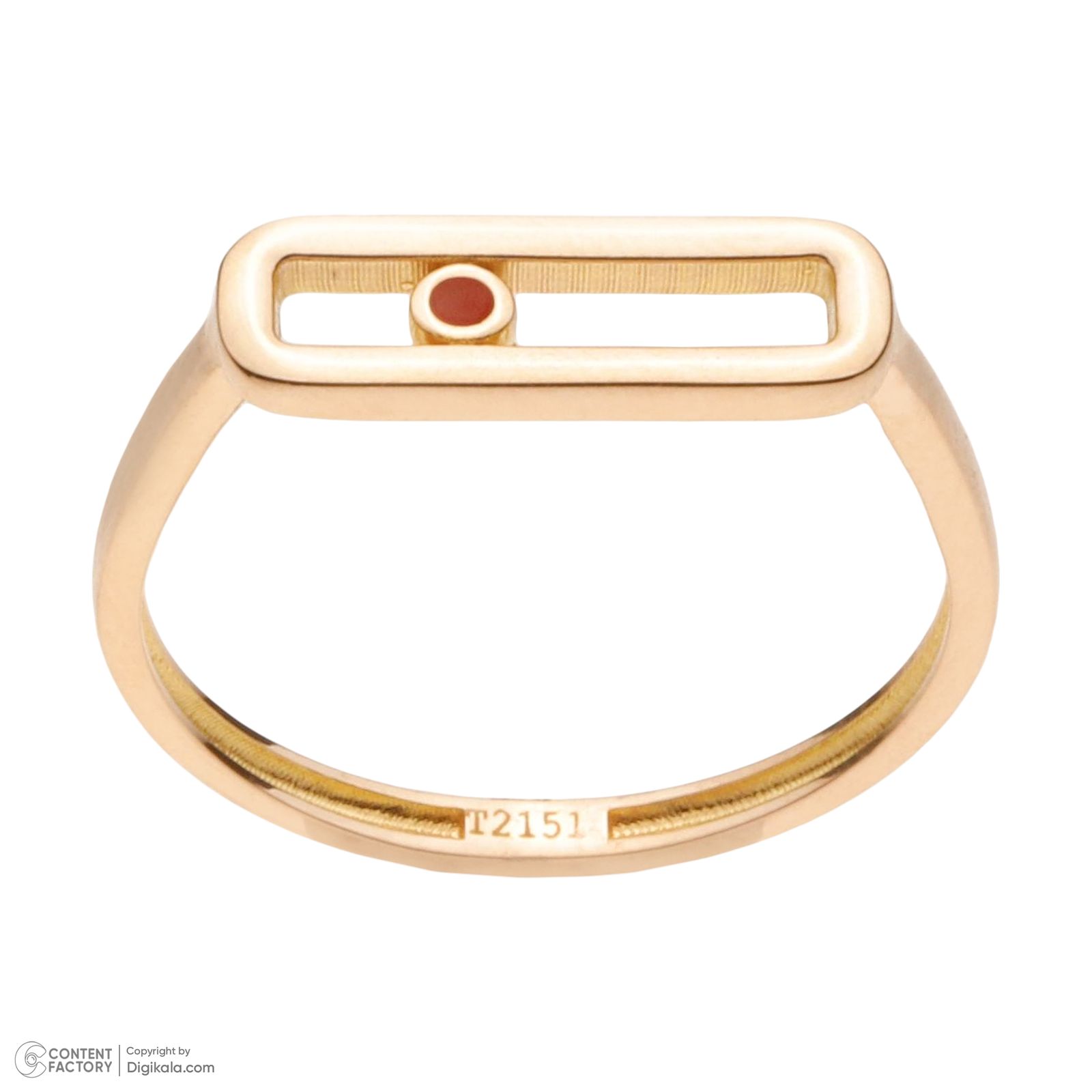 انگشتر طلا 18 عیار زنانه حانیه مدل 792 - - 4