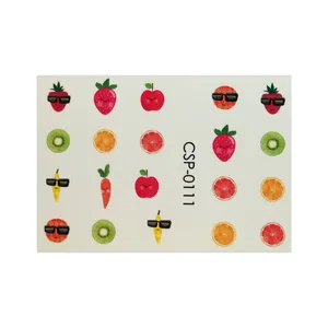 لنز ناخن مدل میوه کد 111