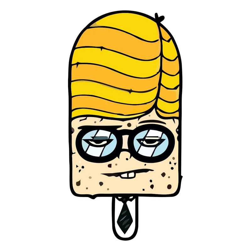 برچسب لپ تاپ پویا مارکت طرح بستنی مثبت کد 3176