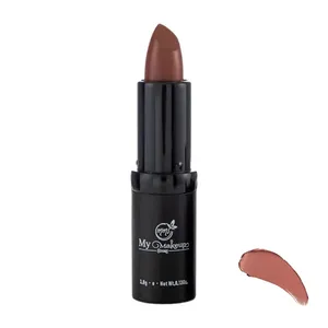 رژ لب جامد مات مای میکاپ استوری مدل LP رنگ هلویی تیره شماره 06