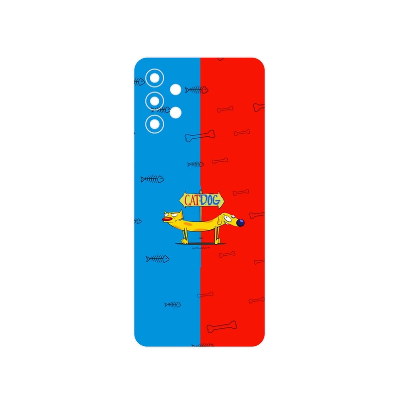 برچسب پوششی ماهوت مدل CatDog مناسب برای گوشی موبایل سامسونگ Galaxy M32 5G