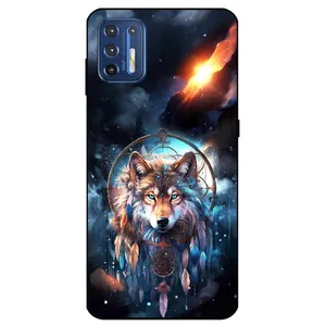 Megafone Wolf and Dream Catcher 8005 Cover For Motorola Moto G9 Plus