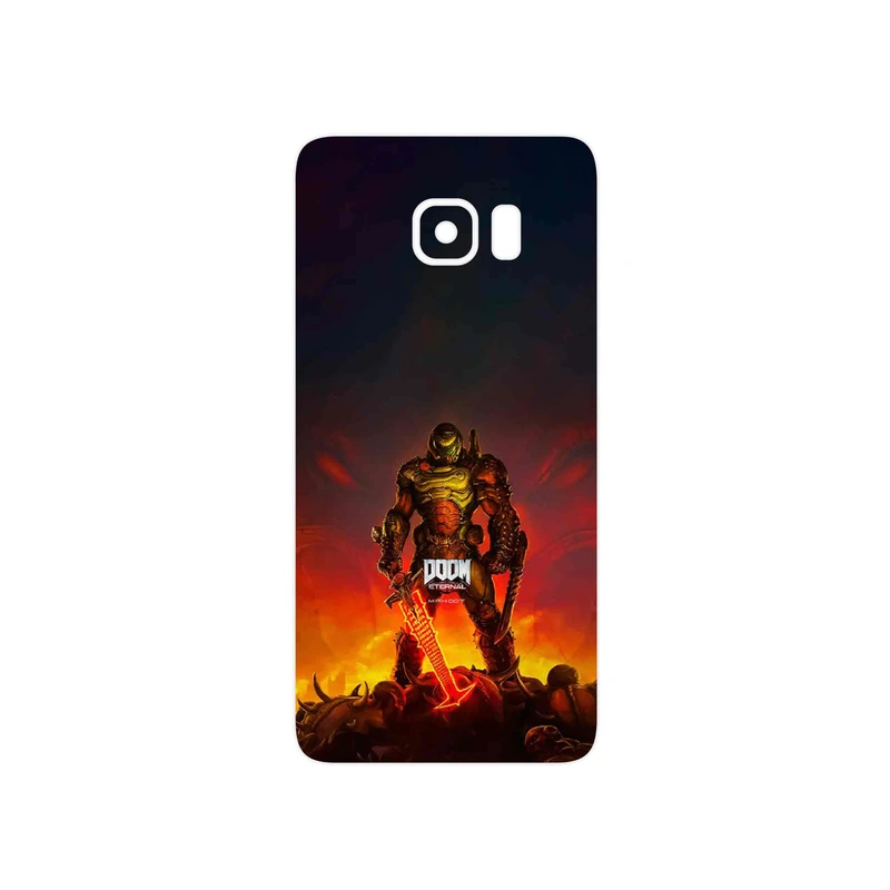 برچسب پوششی ماهوت مدل DOOM Game Series مناسب برای گوشی موبایل سامسونگ Galaxy S6 Edge