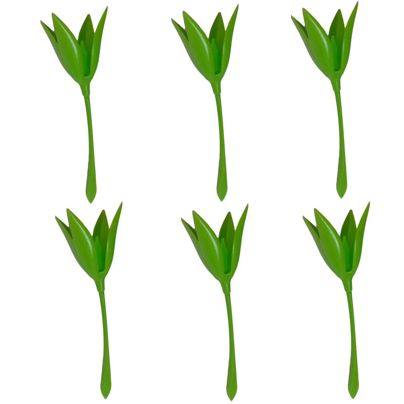 نگه دارنده دستمال سفره مدل گل پلاستیکی بسته 6 عددی