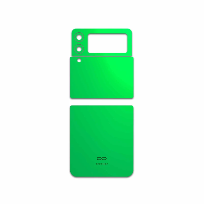 برچسب پوششی ماهوت مدل Matte-Green مناسب برای گوشی موبایل سامسونگ Galaxy Z Flip3 5G