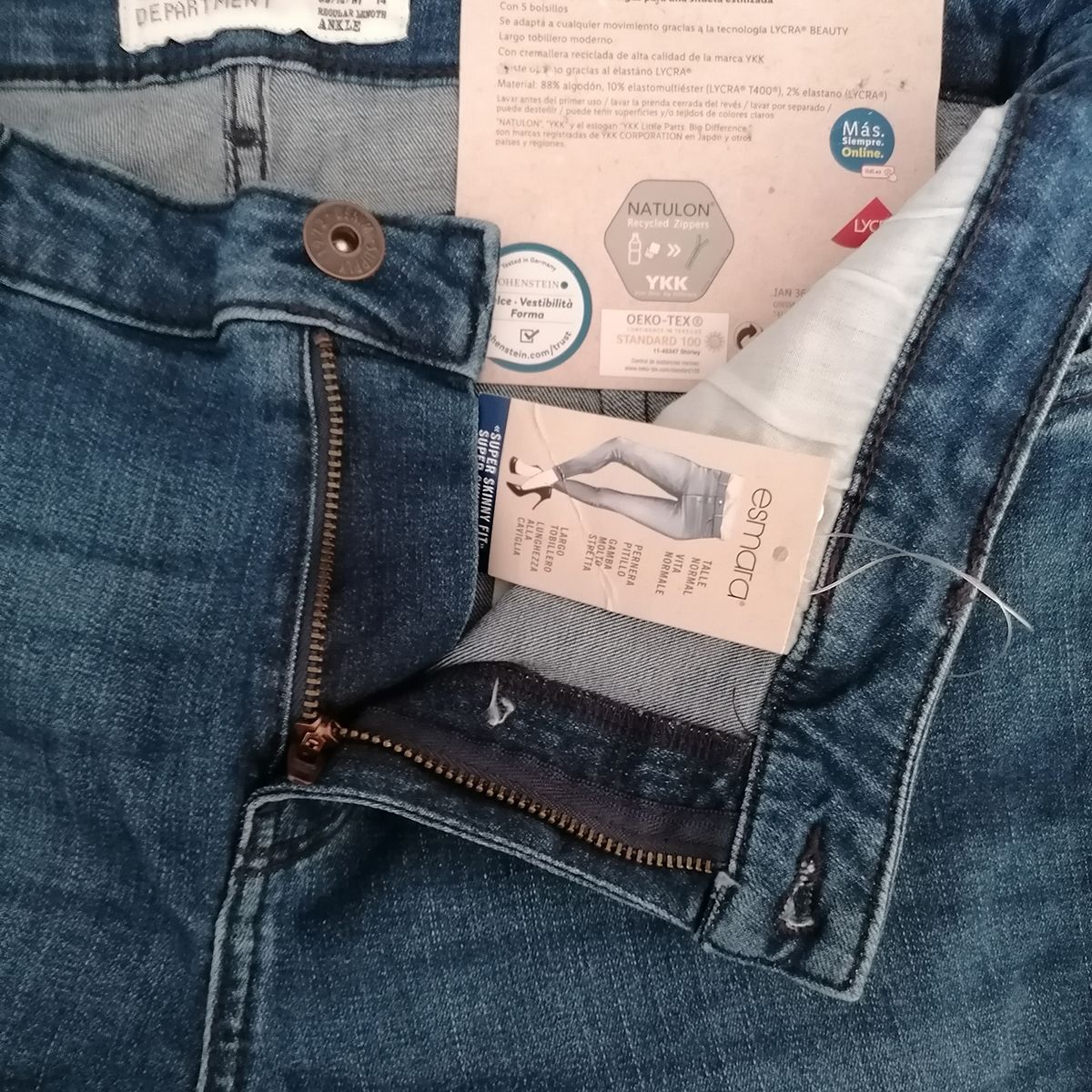 شلوار جین زنانه اسمارا مدل سوپر اسکینی فیت کد 13970997 -  - 8