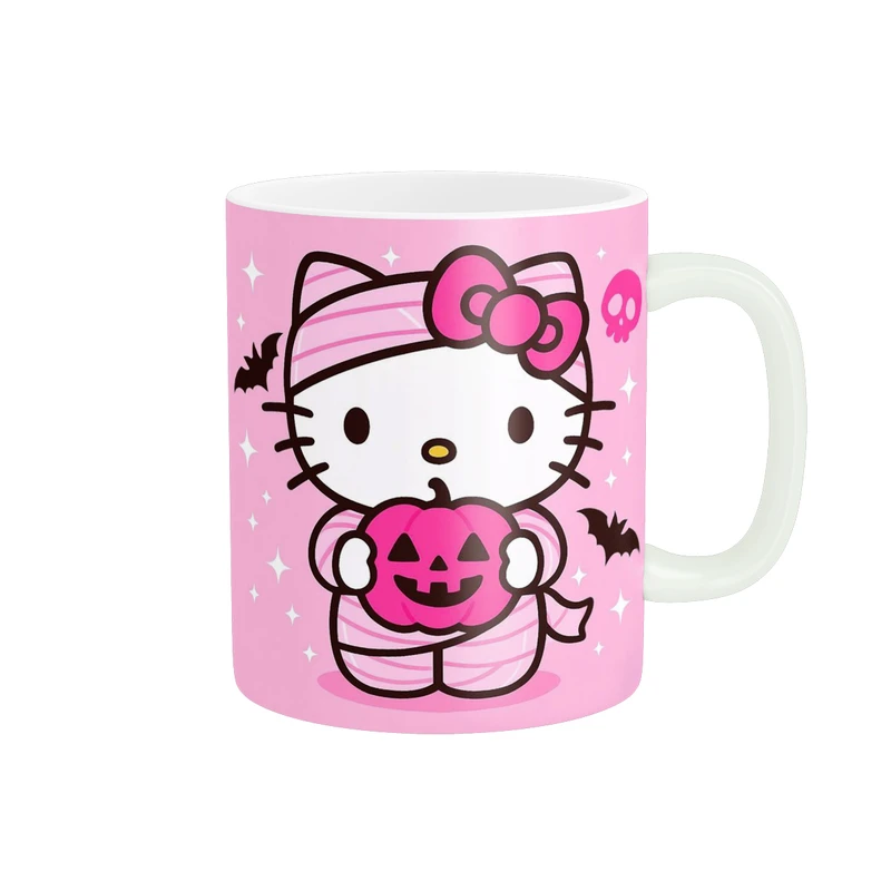 ماگ پاد آفرین مدل کارتونی عروسکی طرح کیتی دخترونه کد p10646