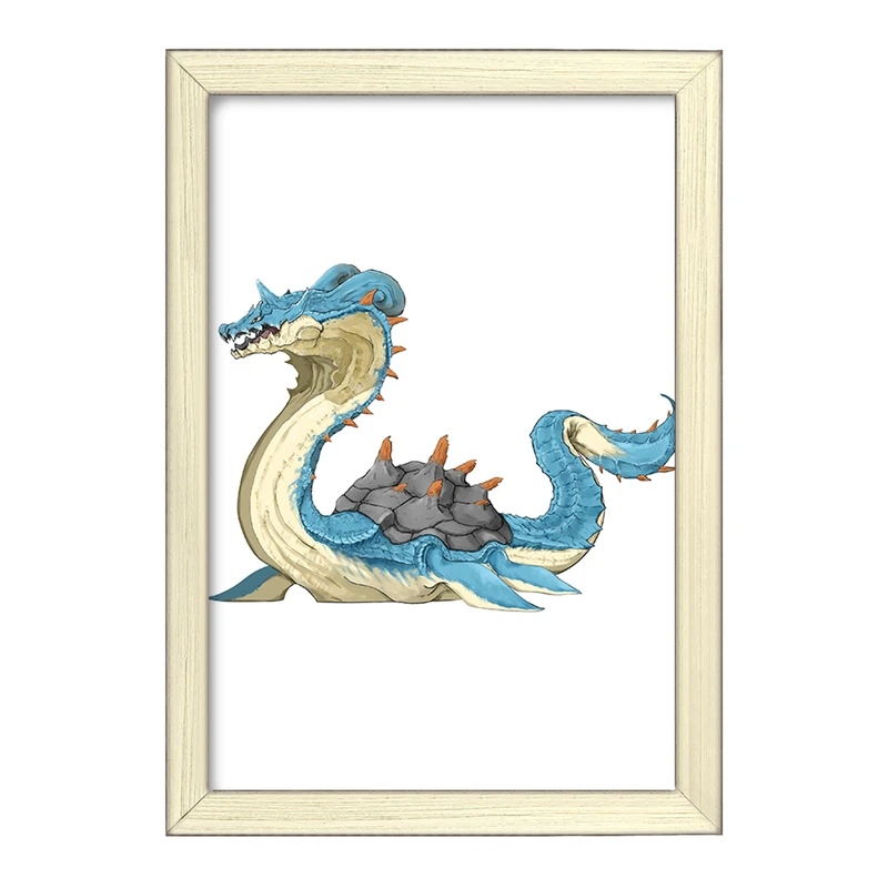 تابلو خندالو طرح بازی شکارچی هیولا (Monster Hunter) کد 33224