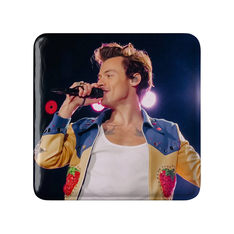 مگنت خندالو طرح هری استایلز گروه موسیقی وان دایرکشن One Direction  مدل مربعی کد 18886