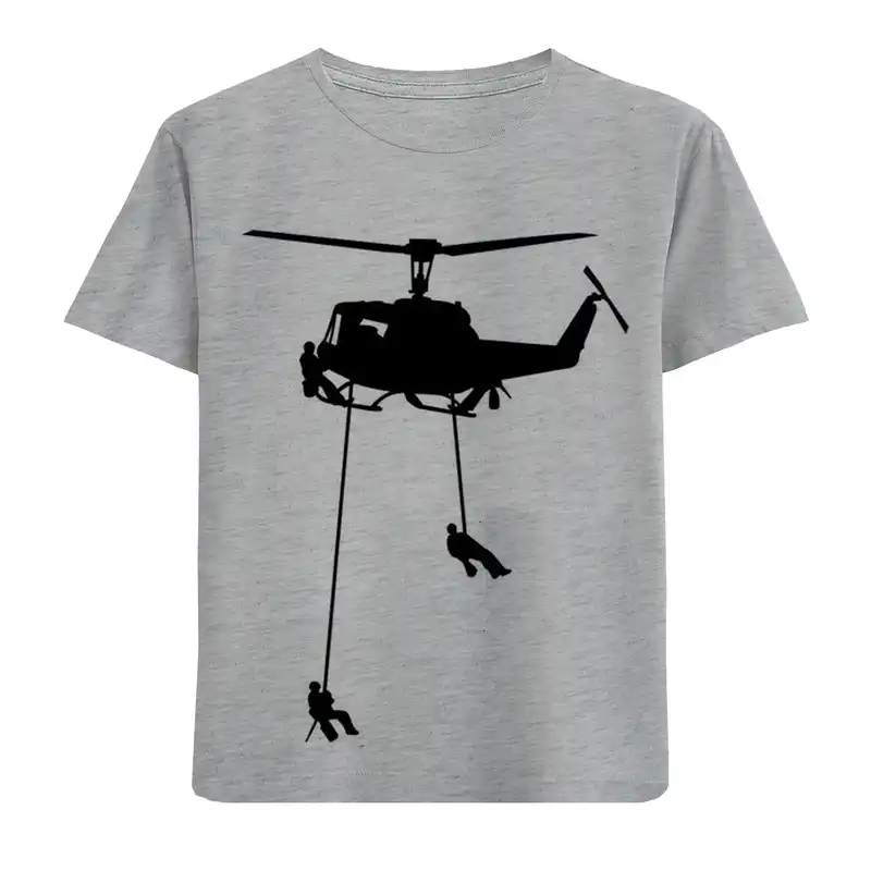 تی شرت آستین کوتاه بچگانه مدل هلی کوپتر F917