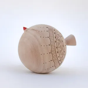 مجسمه مدل پرنده طرح چوبی کد01