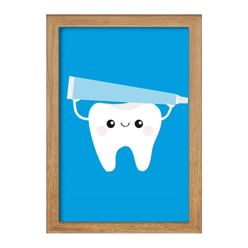تابلو خندالو مدل دندان و دندان پزشکی کودکانه کد 36741