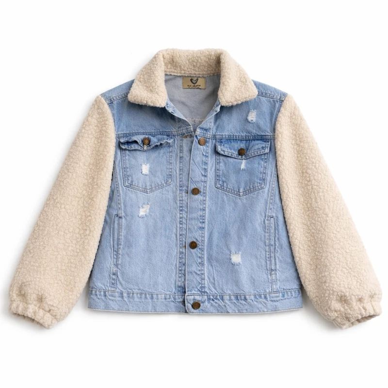 کت زنانه مدل آستین خزدار