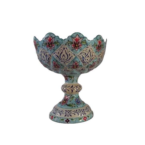 کاسه میناکاری مدل پایه دار خطایی گسسته پرداز کد 01 بسته 6 عددی