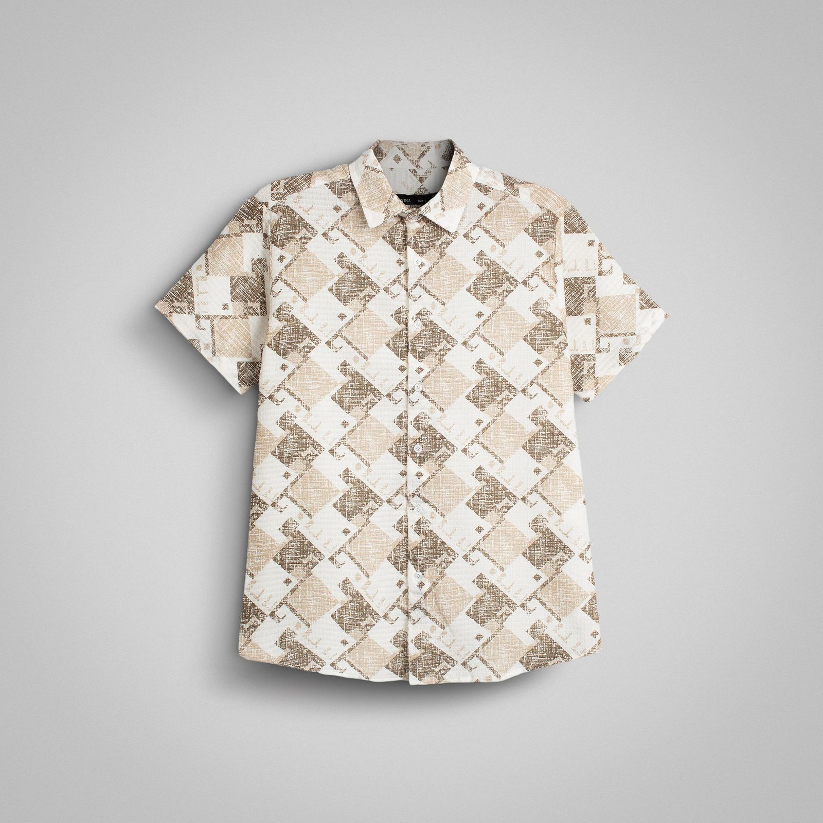 پیراهن آستین کوتاه یقه برگردان مردانه باینت مدل 830-4 -  - 6