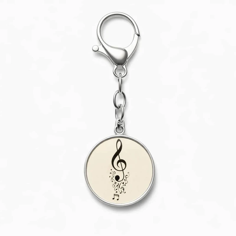 جاکلیدی مدل رزینی طرح نت موسیقی