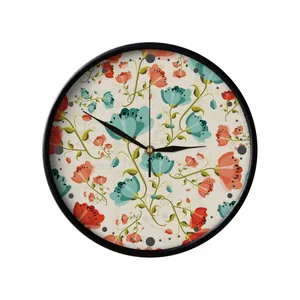ساعت دیواری مدوپد طرح گل مدل PAT00045