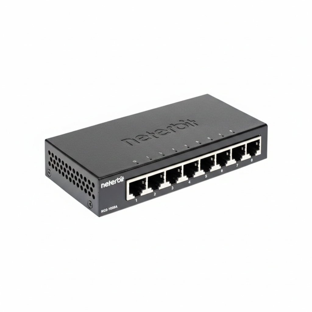 سوئیچ هشت پورت نتربیت مدل NETERBIT NGS-1008E-A