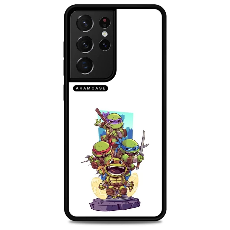 کاور آکام مدل AMC-WSGS21U-NINJA TURTLES17 مناسب برای گوشی موبایل سامسونگ Galaxy S21 Ultra