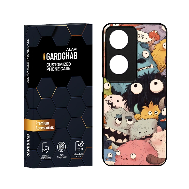 کاور گارد قاب علوی مدل دور ژله ای کارتونی و انیمه مناسب برای گوشی موبایل آنر X7B 4G