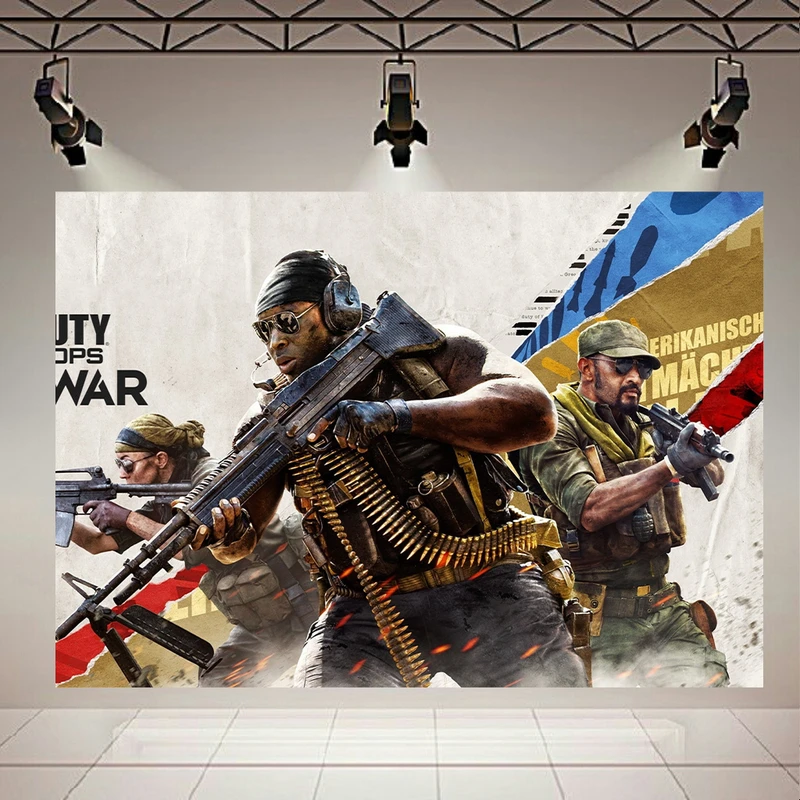 تابلو بوم طرح گیم مدل Call Of Duty Black Ops Cold War کد AR2114