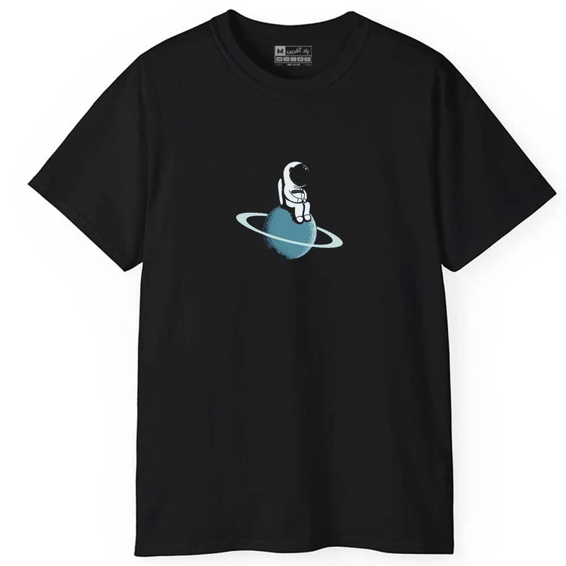 تی شرت آستین کوتاه مردانه پاد آفرین مدل فضانورد کد 0163