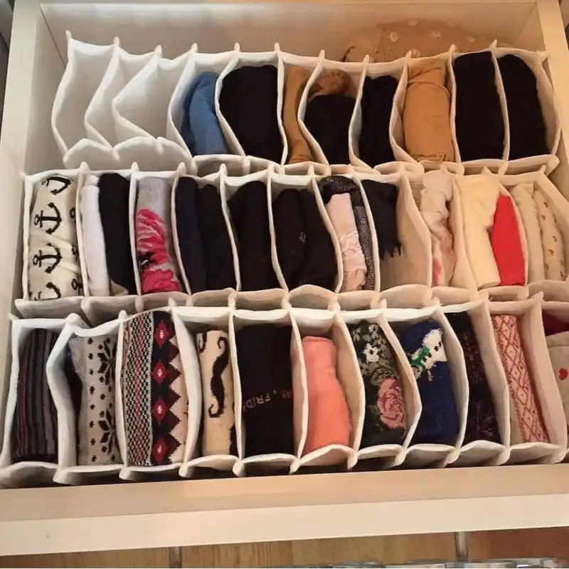 نظم دهنده پارچه ای کشو مدل sls222 مجموعه 3 عددی