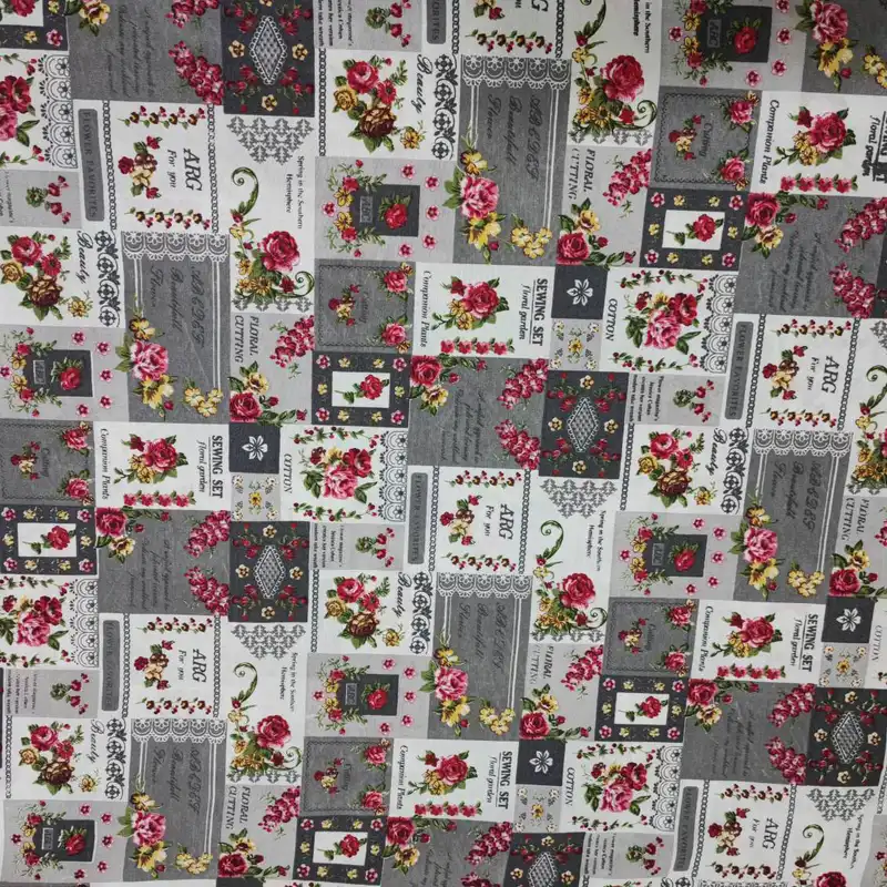 پارچه آشپزخانه مدل کارت پستال