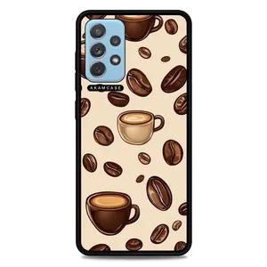 AKAM AMC-WSGA72-COFFEE-10 Cover For Samsung Galaxy A72
